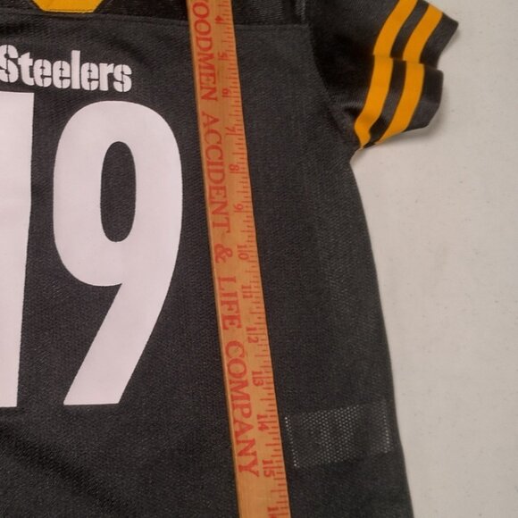 Pittsburgh Steelers Juju Smith-Schuster Jersey Kids XS 4/5 Nike On Field #19 - Picture 4 of 15
